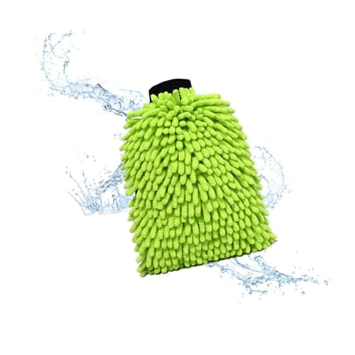 Image of DU Life 3 in 1 Microfibre Noodle Mitt, For Interior & Exterior Car Cleaning, Soft and Streak Free Washing & Drying for Paintwork and Glass,Safer Than Sponge & Wash Cloths - 1 Pack