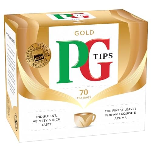 Image of PG Tips Gold | Black Tea Bags Bulk | Indulgent, Velvety & Rich Black Tea | Perfect Flavour Release | 6 Packs | 420 Plant Based Biodegradable Teabags