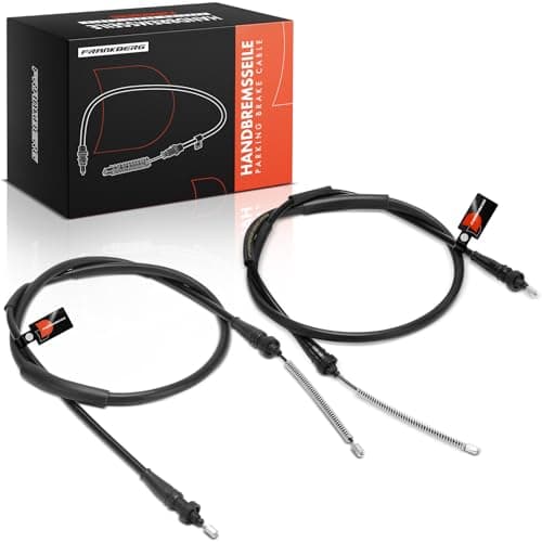 Image of Frankberg 2x Handbrake Cable Parking Brake Rear Drum brake Compatible with C.a.p.t.u.r I H5 J5 1.2L-1.5L 2013-2025 Replace# 365308900R