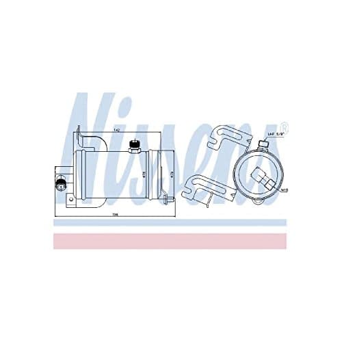 Image of Nissens 95474 Dryer, air conditioning
