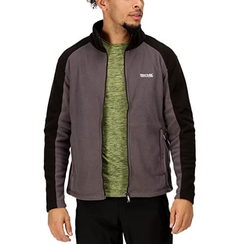 Image of Regatta Mens Hedman II Heavyweight Fleece Jacket - Iron Black - M
