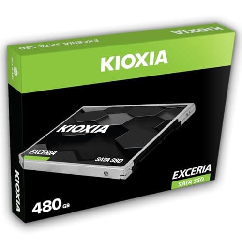 Image of KIOXIA EXCERIA SATA SSD 480GB - 2.5” Serial ATA (SATA) 6 Gbit/s, Read/Write Speed up to 555/540 MB/s, Internal Drive for Notebook/Laptop, Desktop PC, HDD Upgrade (LTC10Z480GG8)