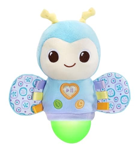 Image of VTech Baby Soothing Sounds Firefly, Soothing Baby Toy with Lights, Nature Sounds Music and Lullabies, Colours and Textures for Sensory Play, Gift for Ages 0, 3, 6, 9 Months +, English Version