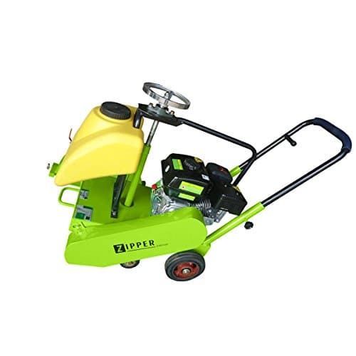 Image of Zipper BES350Y 350mm Concrete Push Floor Saw, 4 Stroke Petrol 5.5HP