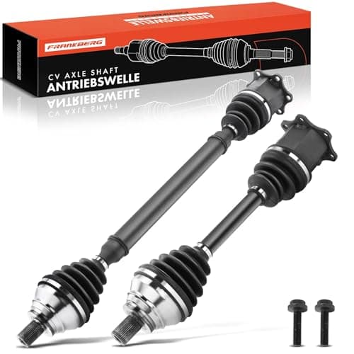 Image of Frankberg 2x Joint Kit Drive Shaft CV Joint Kit AT Mitout ABS Ring Compatible with A3 8P1 A3 8V1 8VK Q2 GAB GAG Golf V 1K1 Golf V Variant 1K5 Passa.t 362 Passa.t CC 357 Replace# 254011