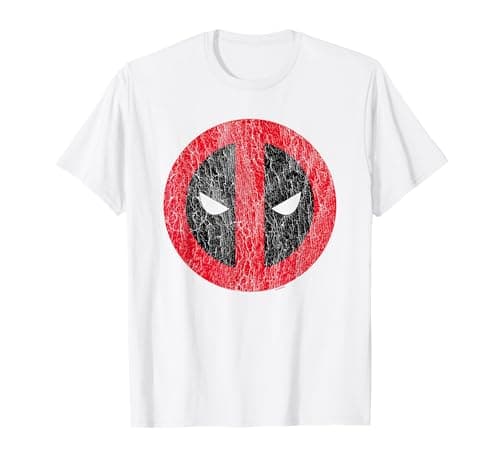 Image of Deadpool Cracked Logo T-Shirt