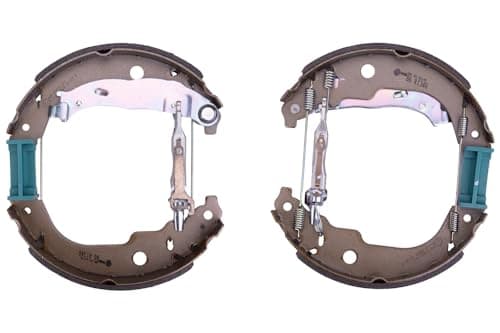 Image of HELLA 8DB 355 022-951 Brake Shoe Set - R1346 - Brake System: Bosch - for e.g. CITROEN / PEUGEOT