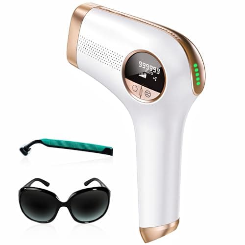 Image of IPL Hair Removal Device, Laser Hair Removal Device with 5 Energy Levels, 600-1200nm Red Light Tech, IPL Laser Hair Removal Machine for Women Men, Facial Armpits Bikini Line