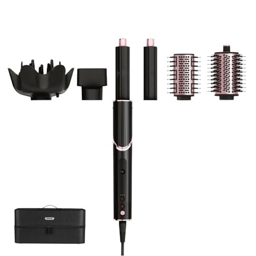 Image of Shark FlexStyle 5-in-1 Hair Styling kit Warm Black, Black, Rose Gold