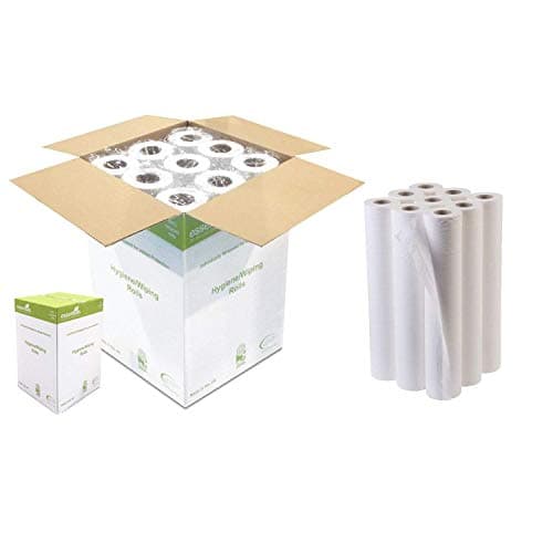 Image of Essentials H2W540 Hygiene Rolls, 2-Ply, 20", White (Pack of 9)