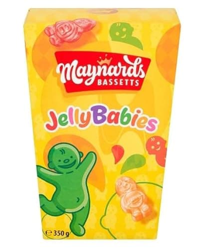 Image of 2 x Maynards Bassetts Jelly Babies Sweets Carton 350G Delicious Tasty And Twisty Treat Gift Hamper For Birthday,Christmas,Easter Sold By Kidzbuzz
