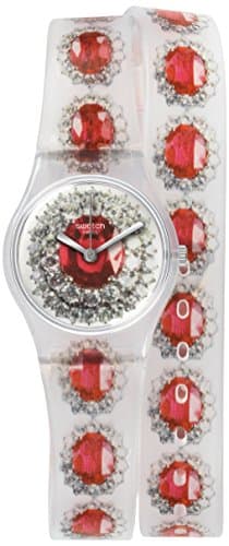 Image of Swatch Quartz Watch Woman Ruby Silver 25 mm