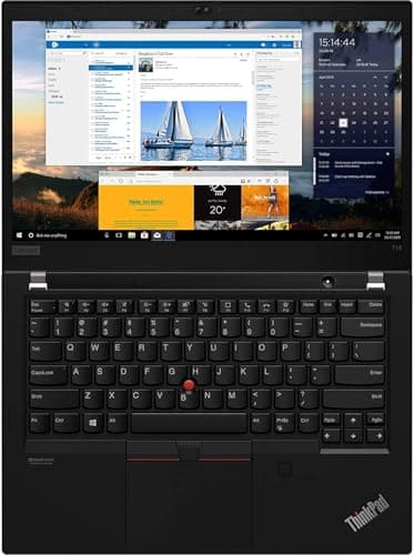 Image of Lenovo Thinkpad T14 Gen 2 Business Laptop, 14-Inch (1920x1080), Intel Core i5-1135G7, 16GB RAM, 512GB SSD, US QWERTY Keyboard, Windows 11 Pro (Renewed)