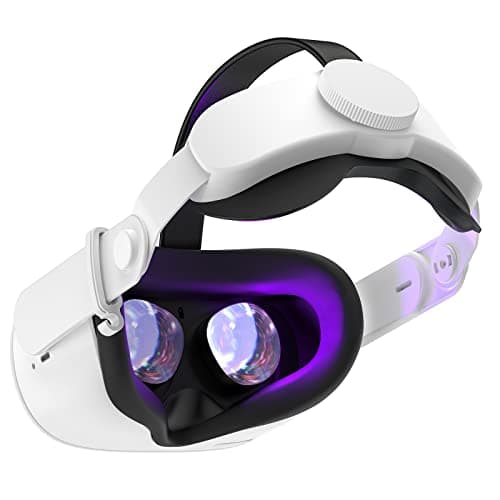 Image of SUPERUS Elite Strap Replacement for Meta/Oculus Quest 2 - Enhanced Comfort, Reduce Head Pressure - Adjustable Hinge