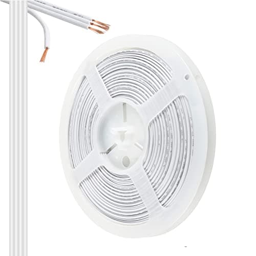 Image of Aroidful 32.8ft/10m 4 Pin LED Strip Extension Cable - 22AWG RGB Wire for 5050, 3528, 2835 LED Strips (White)