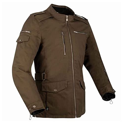 Image of SEGURA, Leyton motorcycle jacket, khaki, M