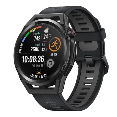 Image of HUAWEI Watch GT Runner 46 mm Smartwatch, Dual Band GNSS with 5 Systems, Accurate Heart Rate Monitoring, Scientific Running Program, AI Running Trainer, Black, German Version