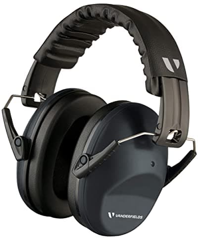 Image of Vanderfields Premium Ear Defenders - Hearing Protection Earmuffs - Broad Spectrum Sound Reduction 29 dB at 2K Hz Noise Cancelling - Headset Noise Cancellation Adults and Teens - Charcoal Grey
