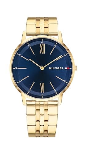 Image of Tommy Hilfiger Analogue Quartz Watch for Men with Gold Colored Stainless Steel Bracelet - 1791513