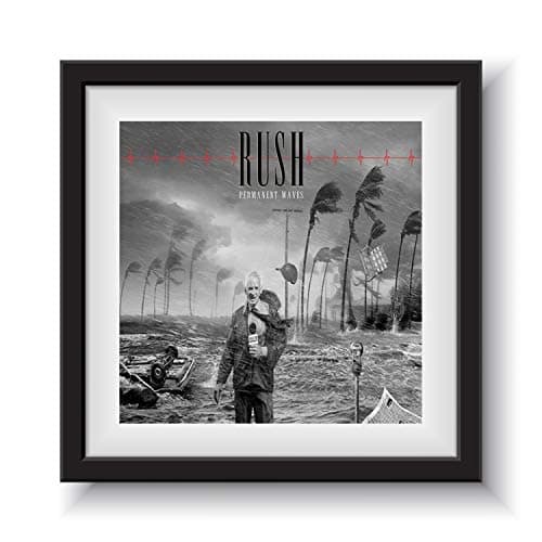 Image of Printshop Rush - Permanent Waves - Framed Album Cover