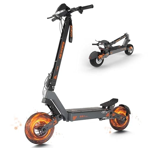 Image of Kukirin G4 Electric Scooter Adult, E Scooter 60V 20Ah Battery up to 75Km Long Range, 11 Inch All Terrain Pneumatic Tire Folding E-Scooters with Dual Suspension & LED Display for Adults and Teens