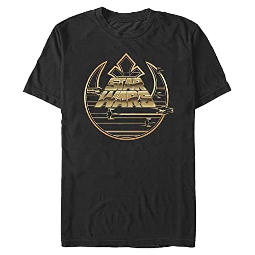 Image of STAR WARS Big & Tall Last Jedi Superior Rebel Men's Tops Short Sleeve Tee Shirt, Black, X-Large