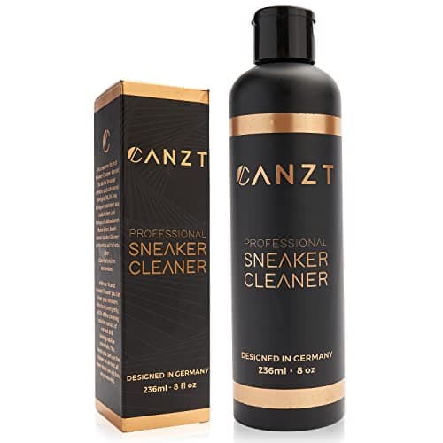 Image of Canzt Trainer Cleaner XXL – Professional Shoe Cleaner for Trainers & Sneakers – Leather, Suede, Nubuck & Canvas Sneaker Cleaner – 236ml Large Bottle