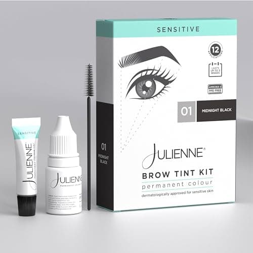 Image of Julienne Brow Tint Kit Sensitive - Midnight Black