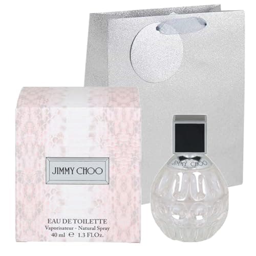 Image of Jimmy Choo Eau de Toilette 40ml – Women’s Natural Spray, Elegant Floral Fruity, Light Everyday Scent, Bundled with Gift Bag & Krisp Thank You Card | (1 Pack)