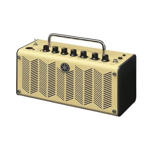 Image of YAMAHA THR5 Desktop Guitar Amplifier – 10W Modeling Amp, 5 Amp Types, Built-in Effects, USB Audio Interface, 2x3″ Stereo Speakers, Compact, Portable for Home Playing & Recording – Vintage White