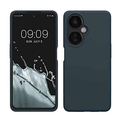 Image of kwmobile Case for OnePlus Nord CE 3 Lite 5G / Nord N30 5G Case - Soft Cover - Shockproof Silicone - Wireless Charging Dark Slate