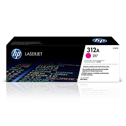 Image of HP CF383A 312A Original LaserJet Toner Cartridge, Magenta, Single Pack