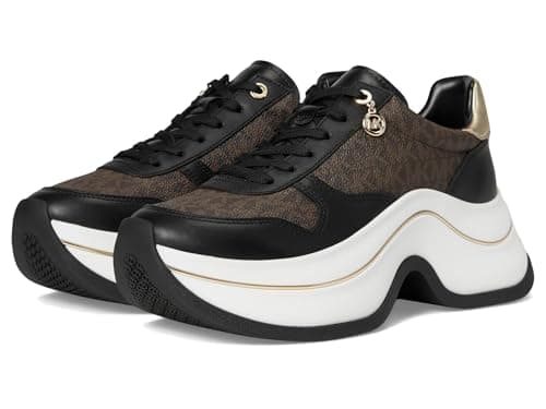 Image of Michael Kors ARLA Trainer Sneaker Brown