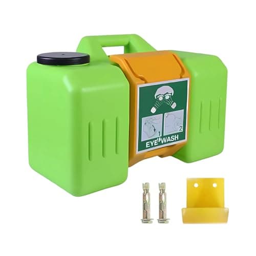 Image of GOL-SIV Portable Eye Wash Station 9 Gallon, OSHA-Approved Emergency Eyewash Station,Ansi Certified Eye Wash Units Wall Mount Lasting for 15 Minutes