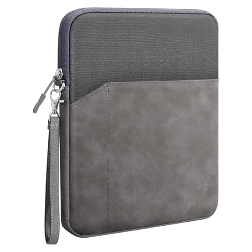 Image of 9-11 Inch Tablet Sleeve Bag Carrying Case, Water-Resistant Tablet Carrying Case for iPad A16 11" 2025 iPad 10th Gen iPad Air 5/4/3 10.9"/10.5" IPad9/8/7th 10.2", multi-compartments (Grey)