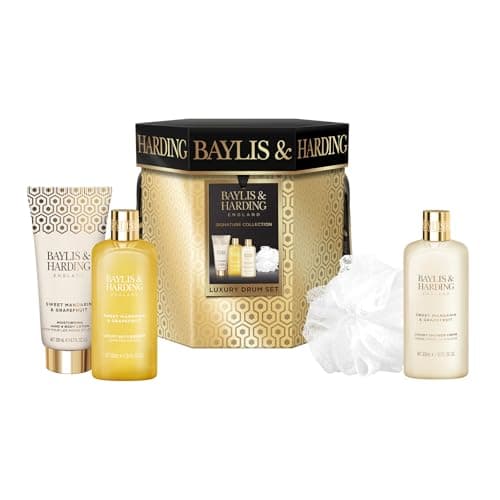 Image of Baylis & Harding Sweet Mandarin & Grapefruit Luxury Drum Gift Set - Vegan Friendly (Pack of 1)