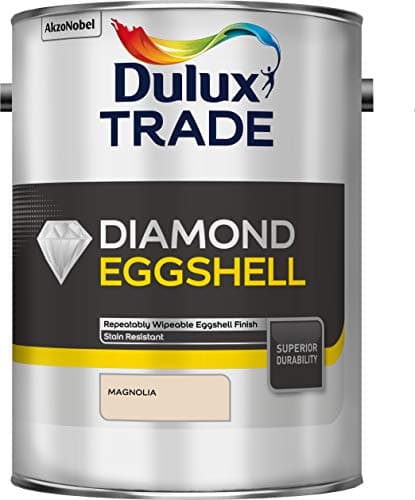 Image of Dulux Trade Diamond Quick Dry Eggshell Magnolia 5L