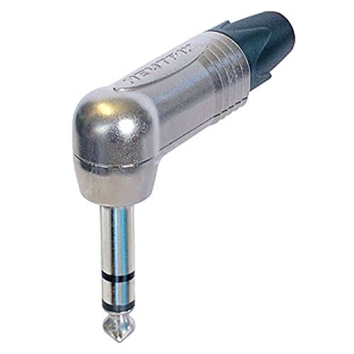 Image of Neutrik NP3RX 6.35mm Right Angled 6.35mm Stereo Jack plug, Silver, 60.0 mm*15.0 mm*75.0 mm