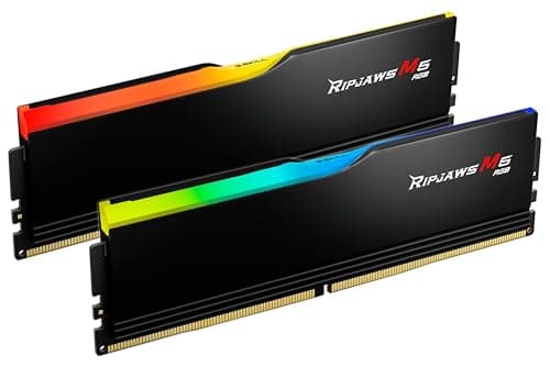 Image of G.SKILL Ripjaws M5 RGB Series DDR5 RAM (Intel XMP 3.0) 48GB (2x24GB) 5200MT/s CL40-40-40-83 1.10V Desktop Computer Memory U-DIMM - Matte Black (F5-5200J4040A24GX2-RM5RK)