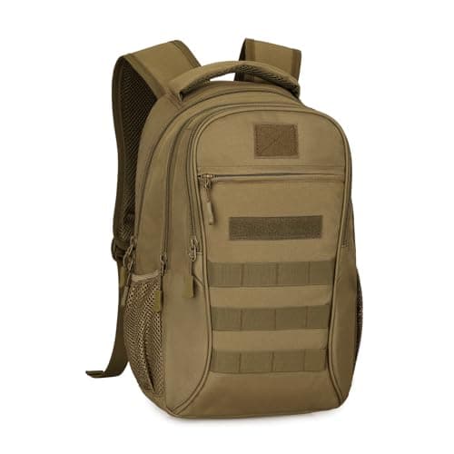 Image of HUNTVP Small Backpack 15L/25L, Tactical Military Backpack Molle Rucksack for Men & Women, Versatile Daypack for School, Work, Cycling, Motorbike