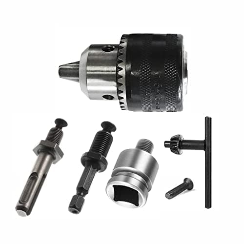 Image of HOTCKB 1.5-13mm SDS Plus Drill Chuck Adapter 1/2-20UNF Quick Change Converter with Chuck Key