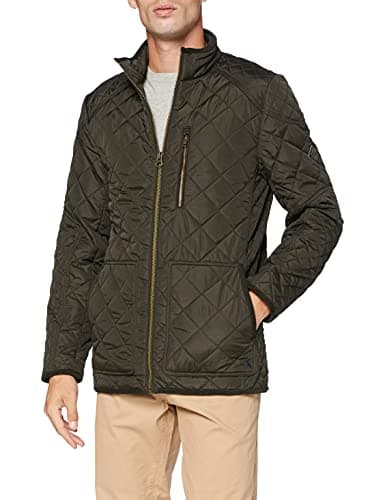 Image of Joules Derwent Quilted Coat Green