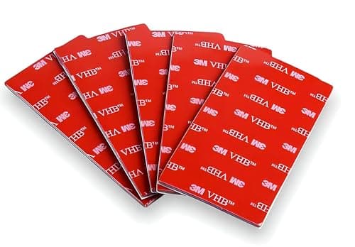 Image of 3M VHB Double Sided Acrylic Foam Adhesive Tape Rectangle Water and High Temperature Resistant for Car, Home and Office (25mm x 50mm) (Pack of 15)