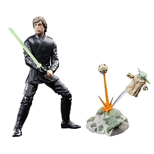 Image of Star Wars The Black Series Luke Skywalker & Grogu, The Book of Boba Fett 6-Inch Action Figures 2-Pack
