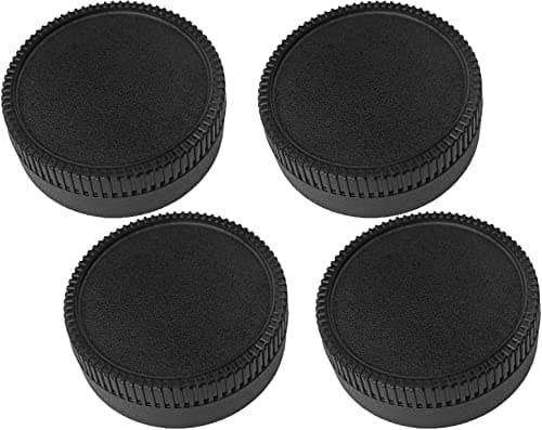 Image of [4Pack] Rear Lens Cap Cover Compatible for Nikon AF AF-S SLR DSLR cameras Lens,HUIPUXIANG Nikon D5100 D7500 D7000 D850 D810 D800 D750 D350 D3500 D3400 D3300 D3200 D3100 D5600 D5500 D5300 D90 D80 D70