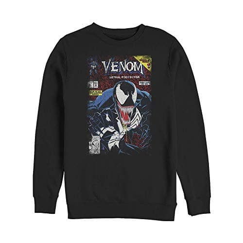 Image of Marvel Men's Venom Lethal Protector Sweatshirt, Black, 3X