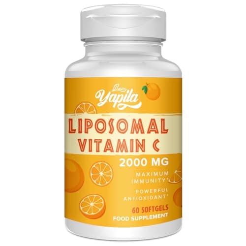 Image of Liposomal Vitamin C Capsules 2000mg, Maximum Absorption, High dose VIT C, Ascorbic Acid, Antioxidant Supplement, Soy-Free