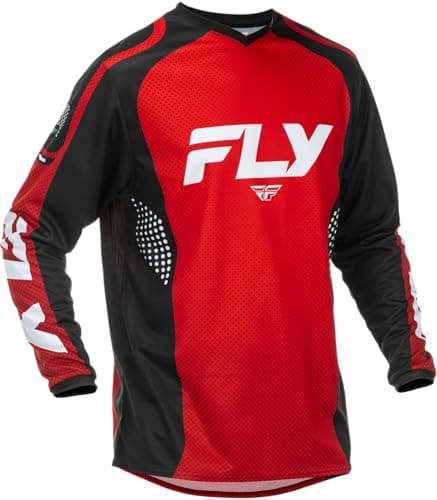 Image of Fly Racing 2026 F-16 Jersey (US, Alpha, X-Large, Regular, Regular, Red/Black/White)