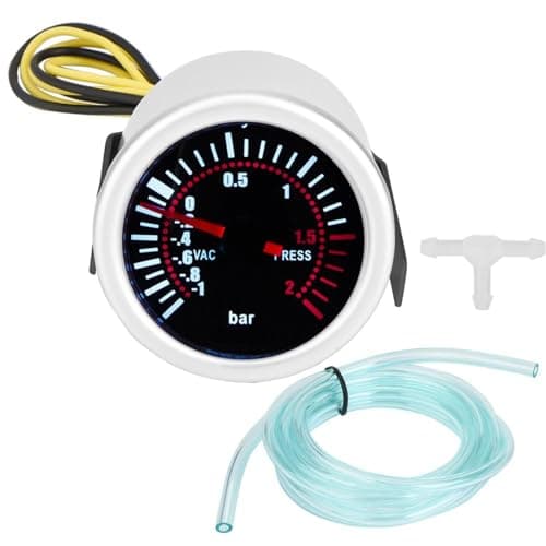 Image of VOBOR Turbo Boost Gauge - Universal Car 2inch 12V Digital Turbo Boost Gauge Meter Kit PSI LED Light Pointer Indicator Dail
