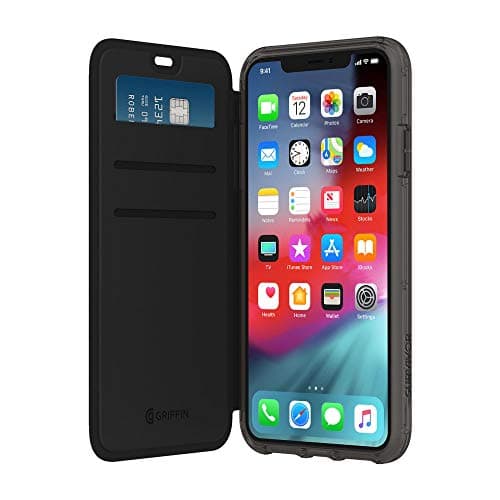 Image of Griffin Survivor GIP-018-BKC Clear Wallet Case for Apple iPhone XS Max Black/Transparent